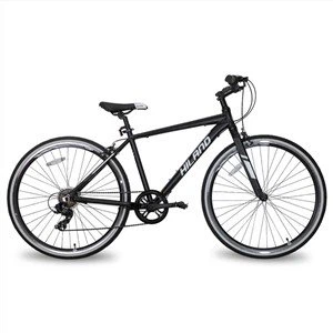 700c 7 ātruma sakausējuma vīriešu hibrīds velosipēds