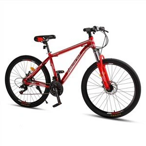 Red Disc Brake 26 Inch Mountain Bike