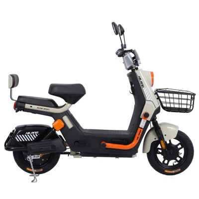 Joykie Electric velosipēds 60v 20ah 40km/h 800W kompaktais priekšējais grozs Divkāršie sēdekļi stilīgi apelsīnu akcenti