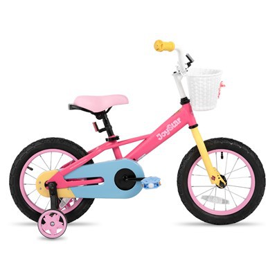 Joykie Joystar krāsains 12 14 16 collu velosipēds ar apmācības riteņiem 3-12 gadu meiteņu bērnu velosipēdu velosipēdam mazulim